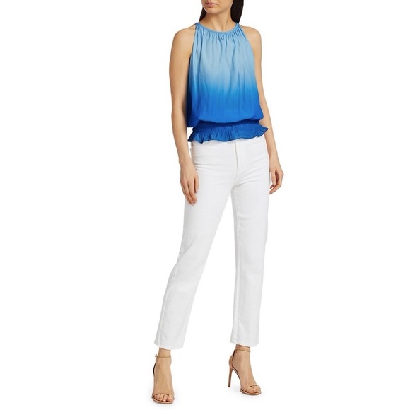 Ramy Brook Blue Ombre Lauren Sleeveless Blouse - Picture 5 of 15